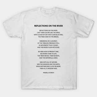 Reflections on the River Poem T-Shirt